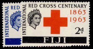 FIJI QEII SG333-334, 1963 red cross set, NH MINT.