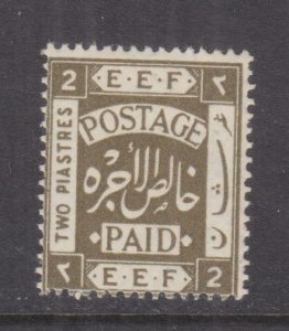 PALESTINE, 1918 EEF 2p. Olive, lhm.
