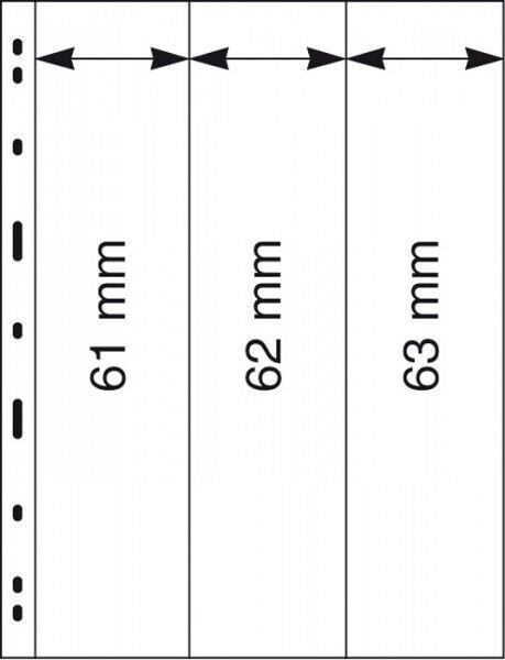 Lindner Uniplate Stamp Stock pages pack of 5 (similar to Vario) priced to clear 