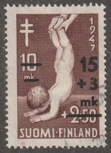 Finland, stamp,  Scott#B92,  used, hinged, 15+3mk, semi postal,