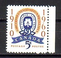 Canada, Scott cat. 389. Girl Scouts issue. Light Hinged. ^