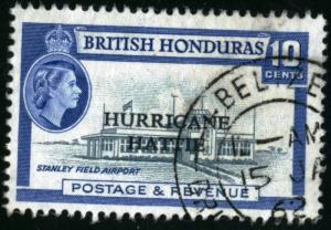 BELIZE-BRITISH HONDURAS - #163 THRU 166, USED SET OF 4 STAMPS- 1962 - BELHON001