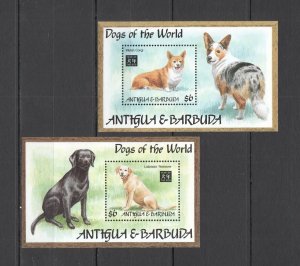 B0528 Antigua & Barbuda Fauna Pets Dogs Of The World Year Of The Dog 2Bl Mnh