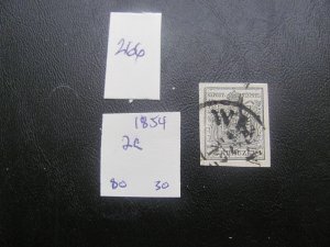 AUSTRIA 1854 USED SC 2c XF $80 (266)