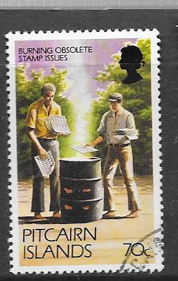 Pitcairn Islands #171A 70c Burining Stamp issued(MNH)CV$2.40