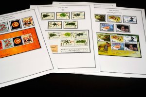 COLOR PRINTED NEW ZEALAND 2011-2015 STAMP ALBUM PAGES (98 illustrated pages)