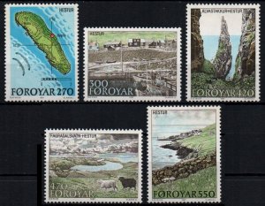 Faroe Islands # 161 - 165 MNH