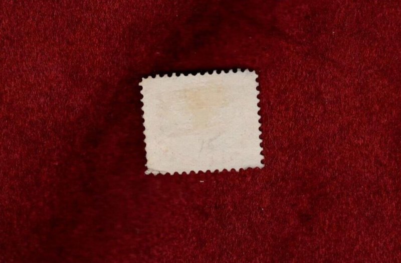 CANADA USED 1859 5 CENT VERMILLION BEAVER STAMP SCOTT # 15