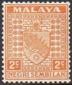 Negri Sembilan 1941 2c orange MH
