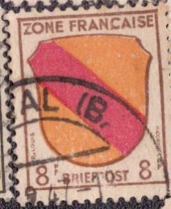 Germany -French Occupation 1945 -  4N4 Used