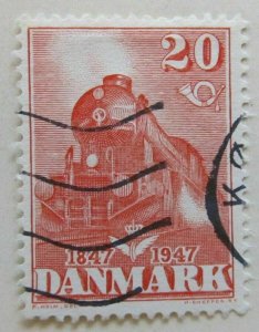 1947 A6P23#170 Denmark 20o Used-