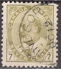 Canada 1903: Sc. # 92; Used Single Stamp