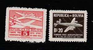 Bolivia RA25-RA26 Set MH Planes (A)