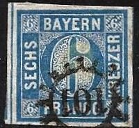 Bavaria 11 Imperf VF