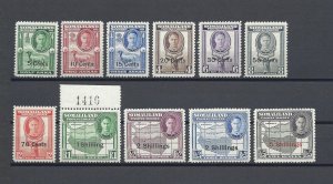 SOMALILAND 1951 SG 125/35 MNH Cat £55