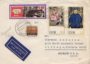 Germany D.D.R., Airmail, Art