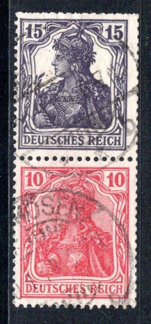 Germany Scott # 100, 83, used, se-tenant, Mi# S9ca