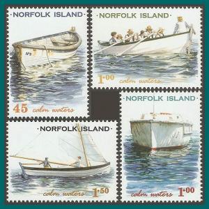 Norfolk Island 2001 Local Boats, MNH #740-743,SG768-SG771