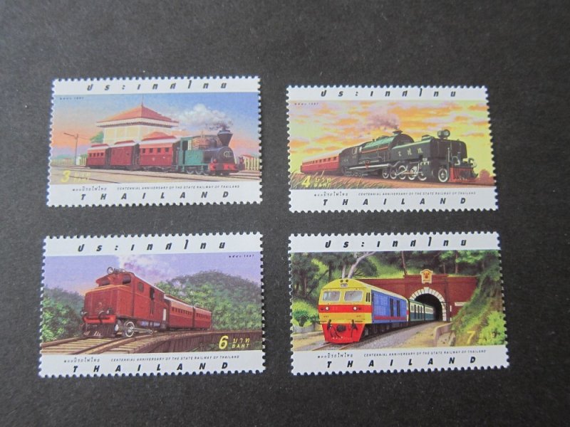 Thailand 1997 Sc 1712-5 Train set MNH