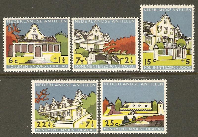 Netherlands Antilles #B43-7 NH Monuments