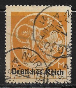 Bavaria - Scott #273 5M Orange F VF Used