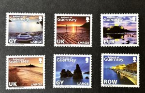 Guernsey: 2008, Abstract Guernsey 2nd issue) self-adhesive sheetlet + gummed set