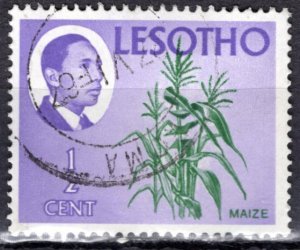 Lesotho; 1967: Sc. # 25: Used Single Stamp