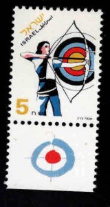 ISRAEL Scott 1263 MNH** Archery stamp with tab