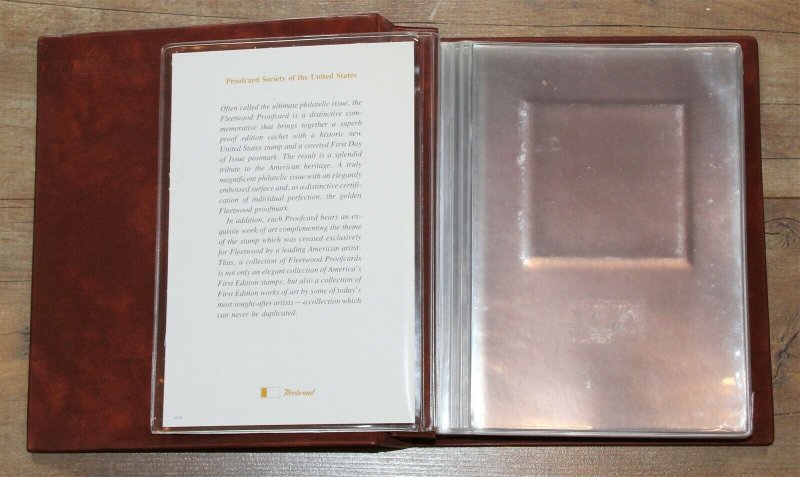 Fleetwood Proofcard Album, Holds 50 Proofcards 