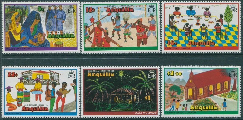 Anguilla 1978 SG331-336 Christmas set MNH