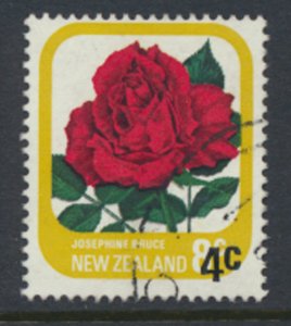 New Zealand SG 1201   SC# 693  Used OPT Surcharge- Rose 1979   see Scans