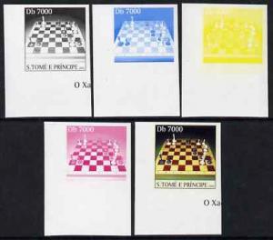 St Thomas & Prince Islands 2004 Chess 7,000 Db the se...