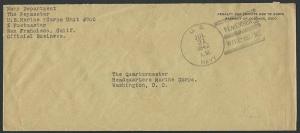 AMERICAN SAMOA 1942 cover US NAVY / REMEMBER WAKE ISLAND duplex............12432