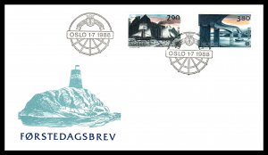 Norway 928-929 Europa U/A FDC