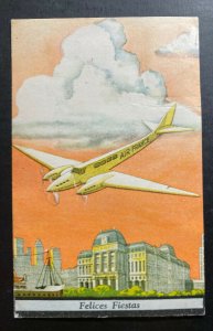 1933 Buenos Aires Argentina Air France POSTCARD Cover To Scotland Early Airmail