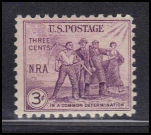  732 Barely Clears MNH U1181