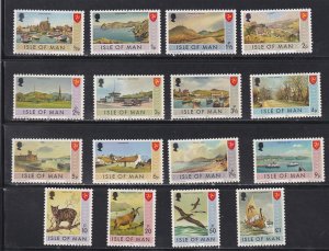 Isle of Man # 12-21, Pictorial Definitives, MInt  NH 1/2 Cat