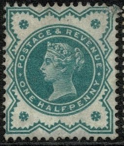 QV 1900 1/2d Blue-Green Wmk. 49 (Imp Crown) Unused S.G. 213