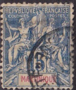 Martinique #40 Used