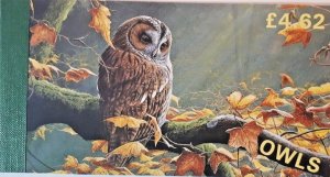Isle of Man - 1997 - OWLS  Prestige Booklet   - MNH # 733b