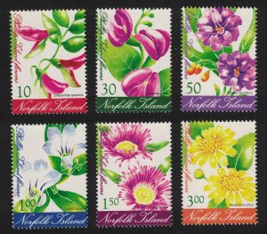 Norfolk Flowers 6v 2002 MNH SG#797=807 MI#805-810