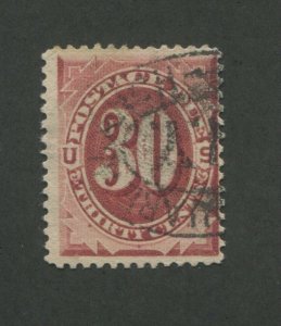 1891 United States Postage Due Stamp #J27 F/VF Used Postal Canceled