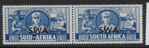 SOUTH WEST AFRICA SG117 1941 3d BLUE MTD MINT