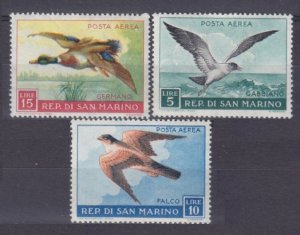 1959 San Marino 606-608 Birds