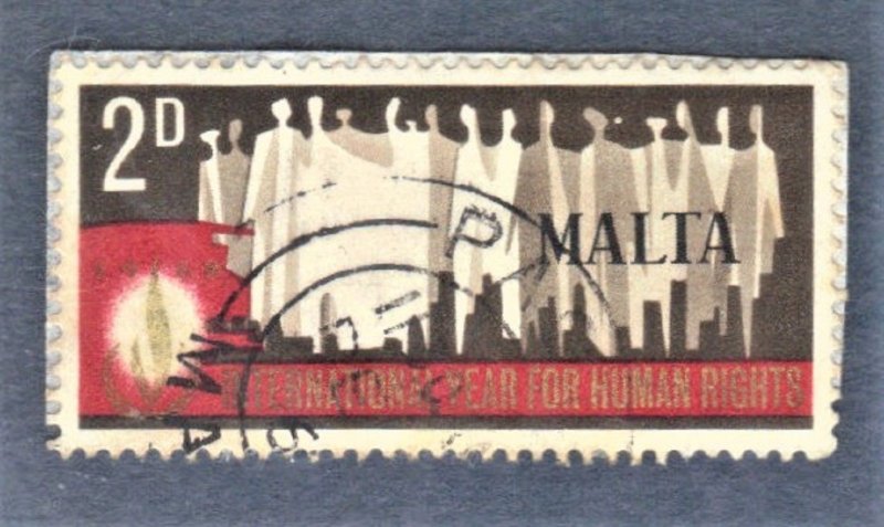 MALTA #381  USED 2d 1968