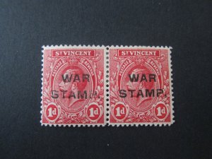 St Vincent 1916 Sc MR1b,C MH