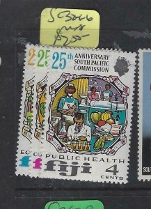 FIJI ISLANDS  (P1104BB)  QEII  SOUTH PACIFIC COMM SC 324-6   MNH 