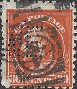 # 439 Used FAULT Orange Red Ben Franklin