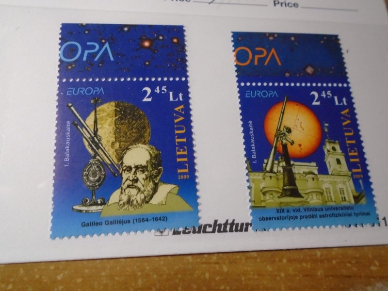 Lithuania  #  892-93  MNH   Astronomy