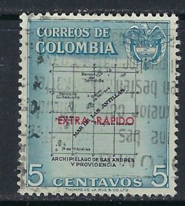 Colombia C289 Used 1957 issue (ak4160)